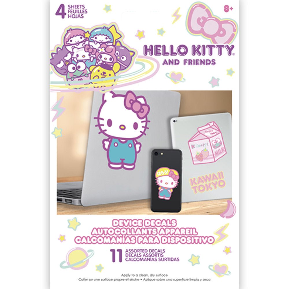 HELLO KITTY ハローキティー - HELLO KITTY & FRIENDS DEVICE DECALS / 11種類 / スマホ・ステッカー - PGS